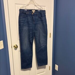 Madewell Women’s Dark Blue Straight Jeans